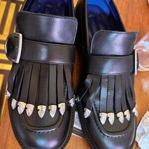 BURBERRY'S MOCASINS DRESS MEN SHOES , NEVER WEAR SIZE 10us  (43 EU)